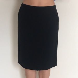 Black pencil skirt